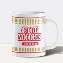 【文藝士多】CUT NOODLES陶瓷杯│情人節/父親節/生日禮物/婚禮