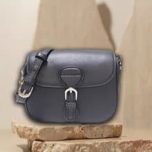 Mini Saddle 真皮手袋,托特包,斜背包,腰包,斜孭袋 黑色