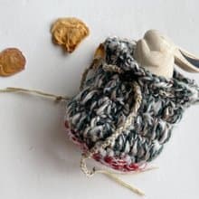 Knitting 生命之花束口袋 - 下雪也暖呼呼