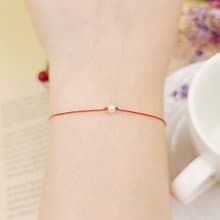 Le Bonheur Line 幸福線 天然 珍珠 手練 紅線 富貴 氣質 圓 閨蜜