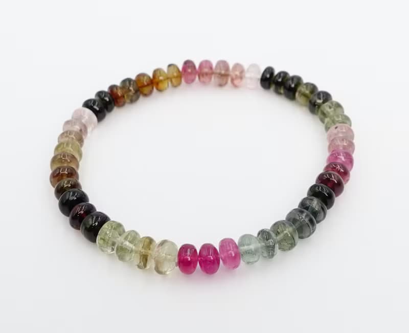 寶麗金珠寶-天然彩色碧璽手鍊