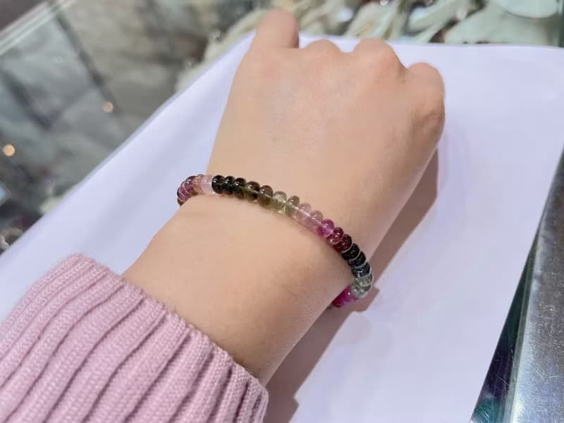 寶麗金珠寶-天然彩色碧璽手鍊