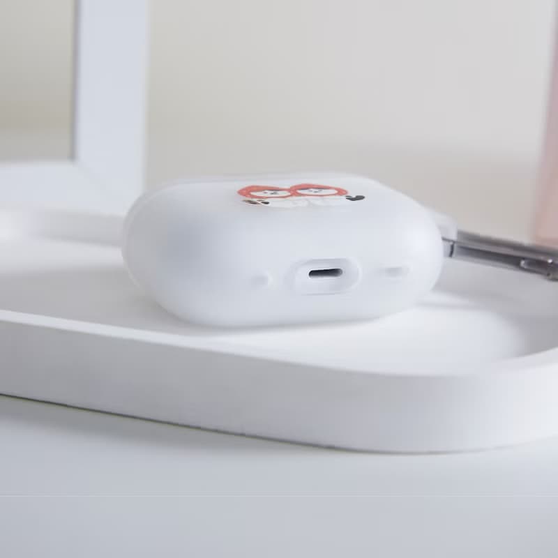 周氏喵喵草莓貼貼喵強悍防摔AirPods保護套