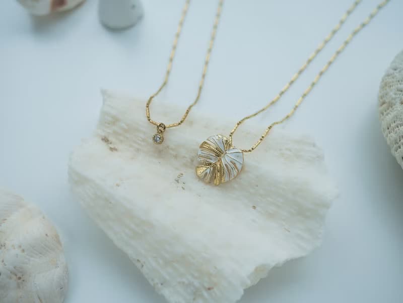 Monstera 龜背芋 * 植物系雙層項鍊