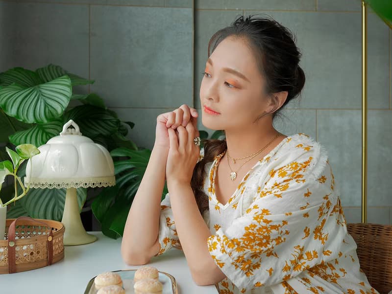 Monstera 龜背芋 * 植物系雙層項鍊