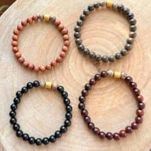 ||香淨|| 木質森林中性手環。檀香/黑檀/金絲楠/紅酸枝 快速出貨