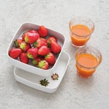 日本 tak 雙層水果堅果小食盤 Fruit-nut (三色)