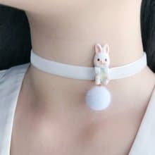 小白兔頸鏈 | 項鍊 Choker | 可愛的禮物
