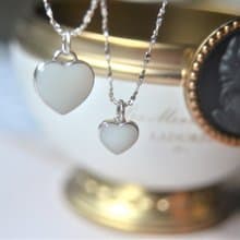 【預購12月底】mini me - 925銀愛心母乳飾品