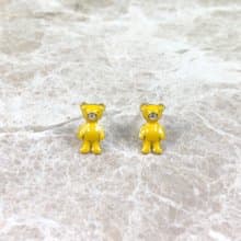 比比趣味嚴選系列-黃色小熊好朋友 可愛耳飾