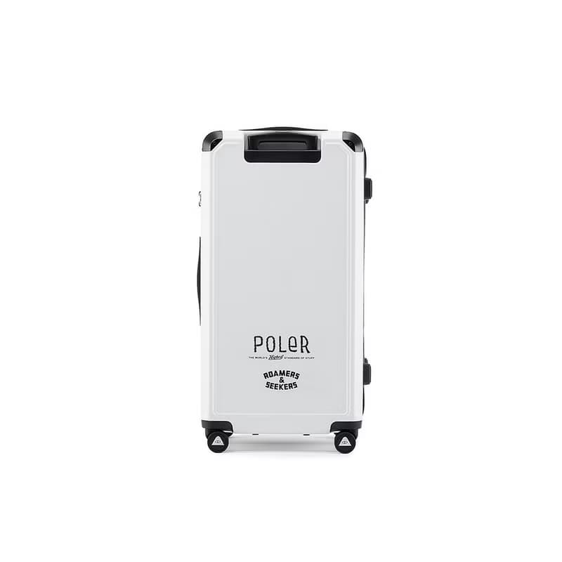 【POLeR】28吋拉鍊款行李箱 胖胖箱 旅行箱-白