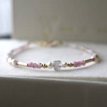 手鍊 紅寶石 紫鋰輝 天然石 - 重啟 -