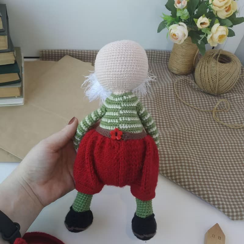 Stuffed toy forest gnome. Gnome gift for housewarming or Christmas gift