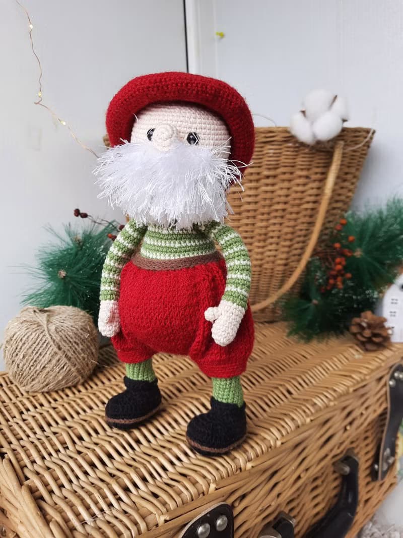 Stuffed toy forest gnome. Gnome gift for housewarming or Christmas gift