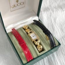 【 日本直送　名牌中古包 】GUCCI グッチ 腕時計 ゴールド ステンレススチール クウォーツ 1800L vintage ヴィンテージ wu52cy