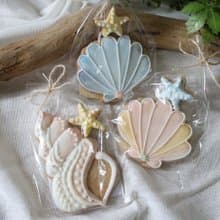 有機糖霜餅乾 9 入套組 - 海洋貝殼款