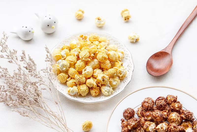 中秋節禮物贈品 中秋節快樂小甜筒爆米花(焦糖/巧克力 2口味可挑)