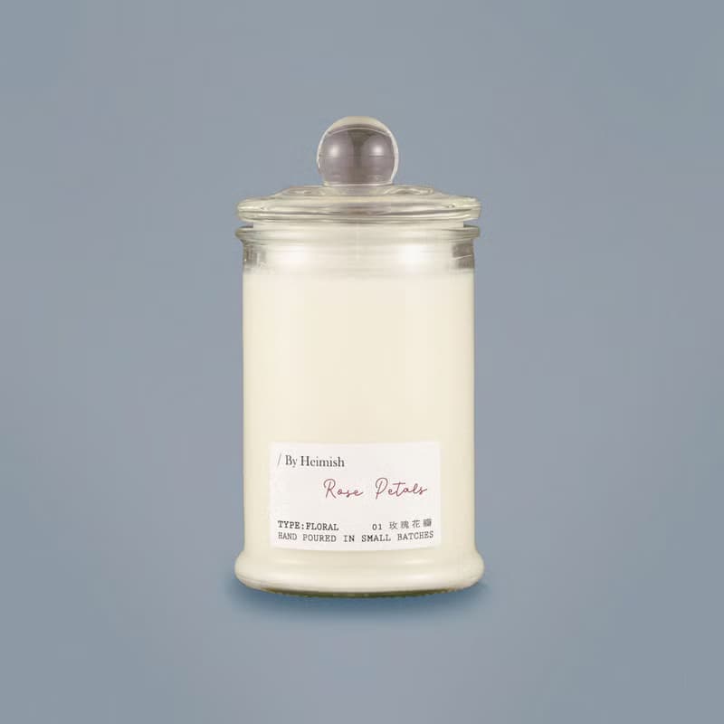 【DAYS】玫瑰花瓣 草本花香 大豆精油蠟燭 120g