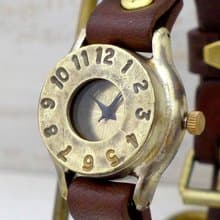 手作り腕時計  BIWA   Lady's 22mm Brass(真鍮)  (235)