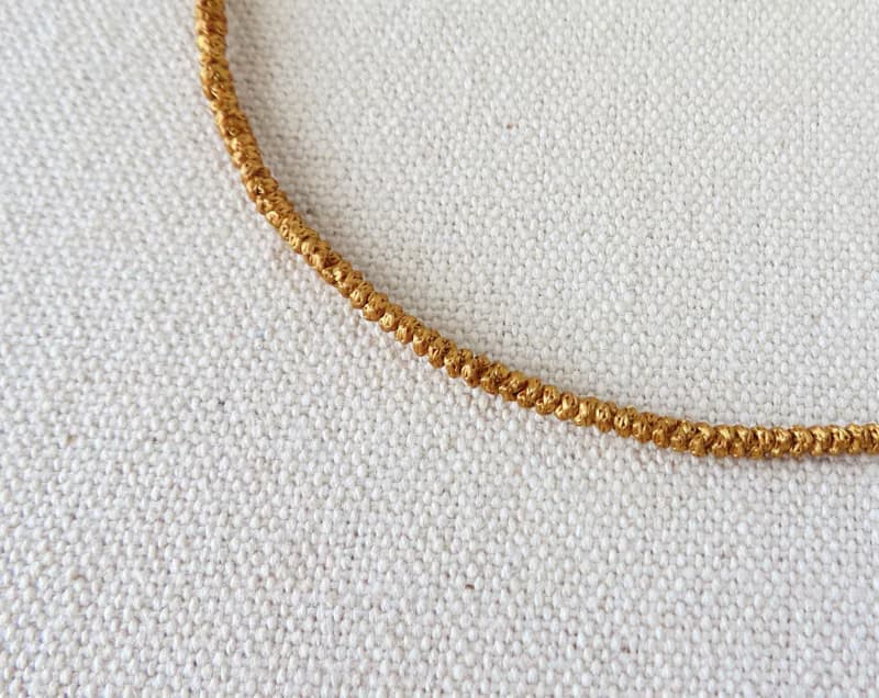 商品公告【顏色參考頁】絲光編織項鍊**請勿直接下單**招財、開運