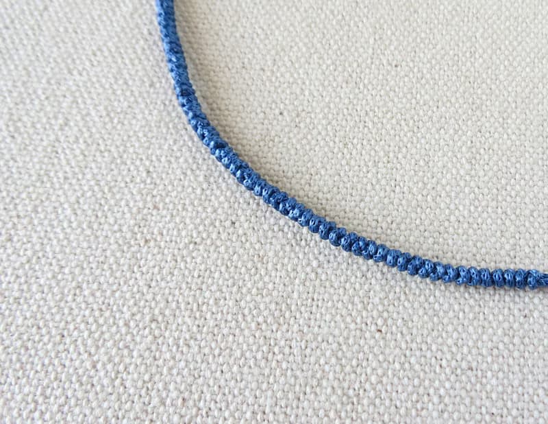 商品公告【顏色參考頁】絲光編織項鍊**請勿直接下單**招財、開運