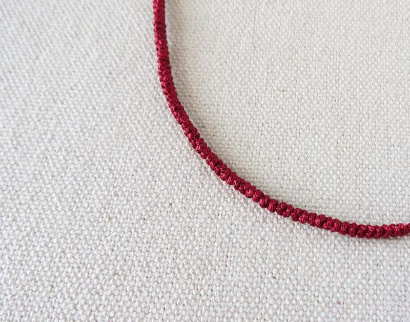 商品公告【顏色參考頁】絲光編織項鍊**請勿直接下單**招財、開運