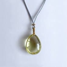 寶石系 天然礦石 檸檬晶 項鍊