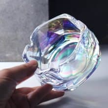 12cm【幻色金字塔】玻璃菸灰缸刻字 長官老闆送禮