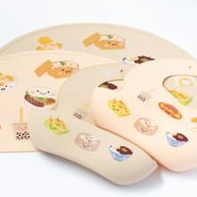 台灣小吃矽膠餐墊【兩色】-新加坡Little Bearnie