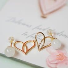 愛的方程式 - 925銀母乳飾品兩用耳針