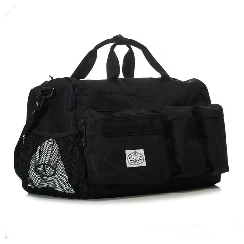 POLER BOSTON TRAVEL BAG 波士頓旅行袋/行李箱掛包/附背帶 /黑