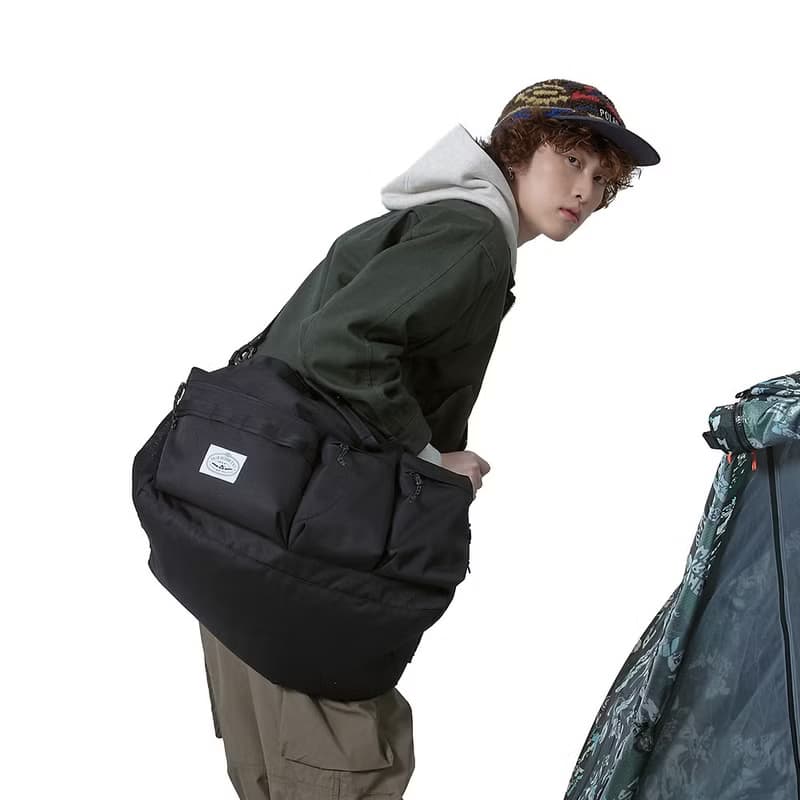 POLER BOSTON TRAVEL BAG 波士頓旅行袋/行李箱掛包/附背帶 /黑