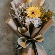 向日葵花束/乾燥花束/香皂花束/太陽花花束/畢業花束/畢業季花束
