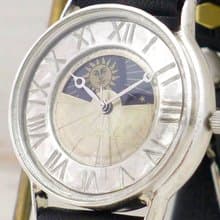 J.S.-S&M  ローマ数字 Silver925 Sun&Moon  手作り腕時計 (JUM31SV-S&M ローマ)