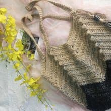 【現貨】Handmade手工編織/黃麻繩編織/購物袋/肩背包/麻繩包