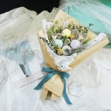 【馬卡龍花束_甜蜜】花束/乾燥花/不凋花/送禮/情人節/教師節