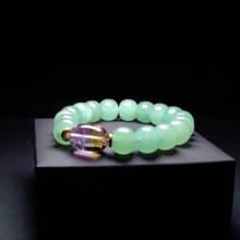 紫黃晶搭配東陵玉 男手鍊 男手環 手鏈 QBR-00051