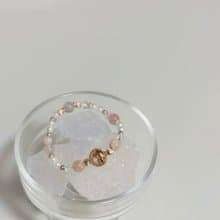 Mimis設計款 雪花飄舞 胎毛水晶手鍊