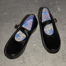 法式復古 星空瑪莉珍芭蕾鞋 真皮鞋底