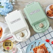 雙11優惠活動 MATURE 熱壓三明治鬆餅機-兩色可選 CY-1622