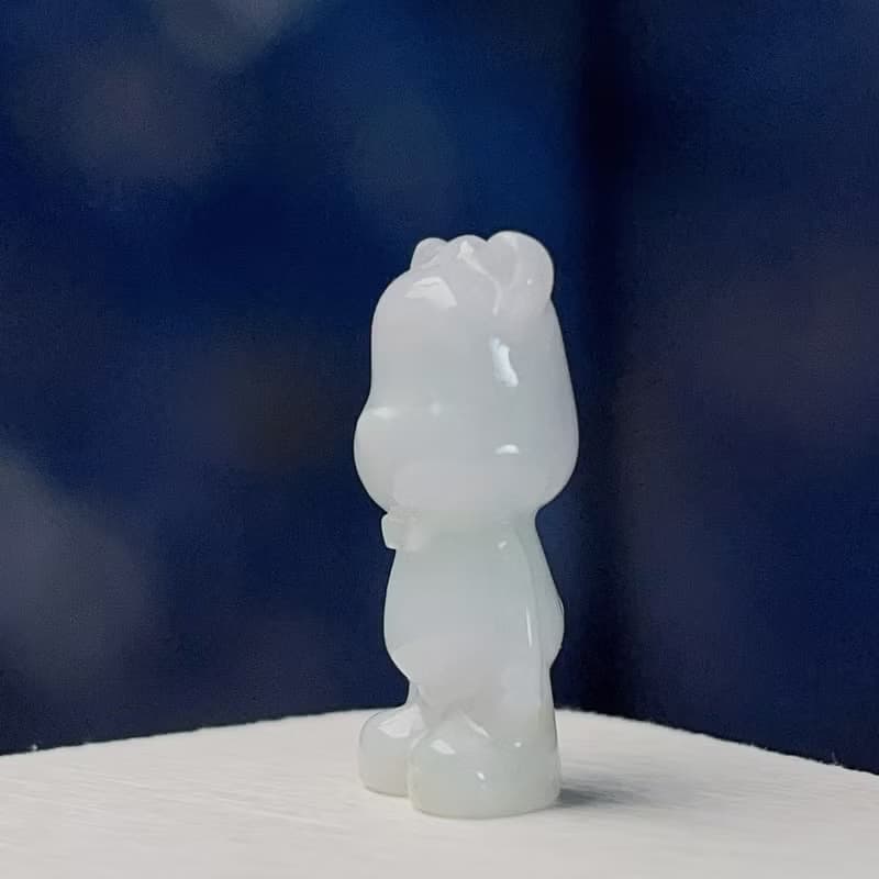白翡翡翠熊熊| 天然緬甸玉A貨翡翠 | 送禮