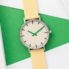 B50系列手錶 綠色指針彩色硅膠表帶潮流時尚石英錶