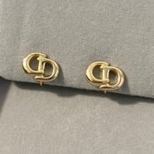 Dior CD極美品氣質典雅耳夾耳扣耳環 日本中古Vintage
