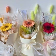 見面小花束/紅橙黃太陽組合-畢業花束/教師節/母親節/情人節