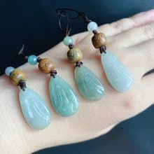 天然緬甸玉 翡翠 禪 悟道 平安健康 包掛 禮物 無相佛 長輩禮