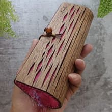 母親節禮物/眼鏡盒/茉樂手盒/胡桃木/茉樂紅/雅痞個性風/送禮