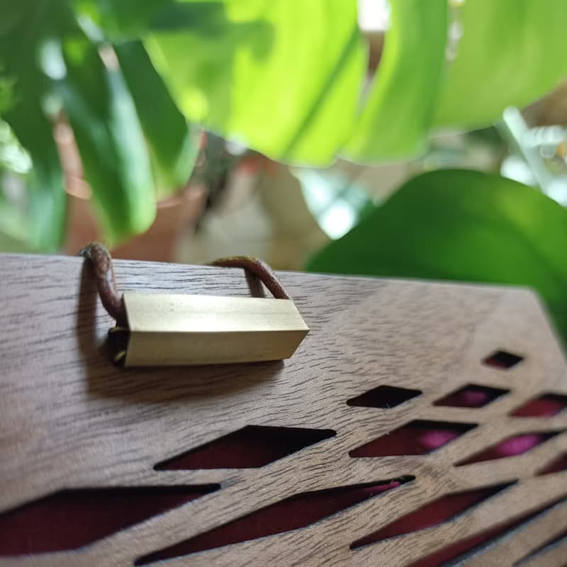 母親節禮物/眼鏡盒/茉樂手盒/胡桃木/茉樂紅/雅痞個性風/送禮