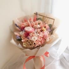 永生花 永生玫瑰 乾燥花 花束 開幕 畢業禮物 求婚花束 情人禮物