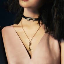 星之鑰黑色頸鍊 ZODIAC BLACK CHOKER
