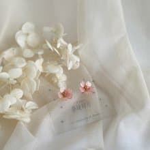 現貨 Mini櫻花 | 耳環 可改 夾式耳環